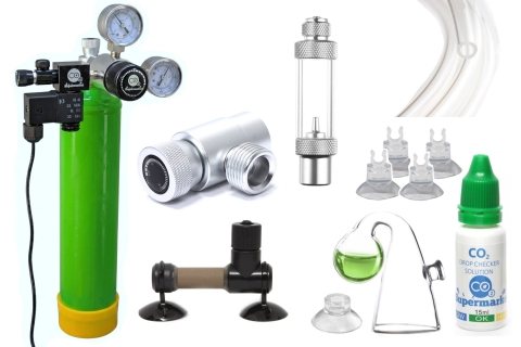 Pro akvarium CO2-system med sylinder 20L - 500L+