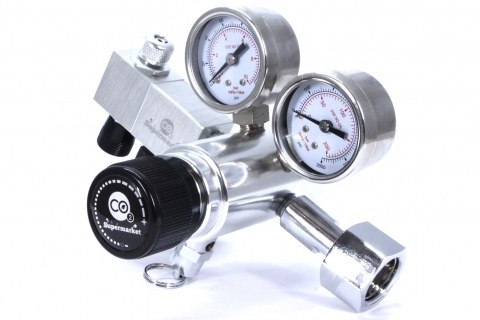 Ultimate-Pro Dual Stage CO2-regulator og solenoid